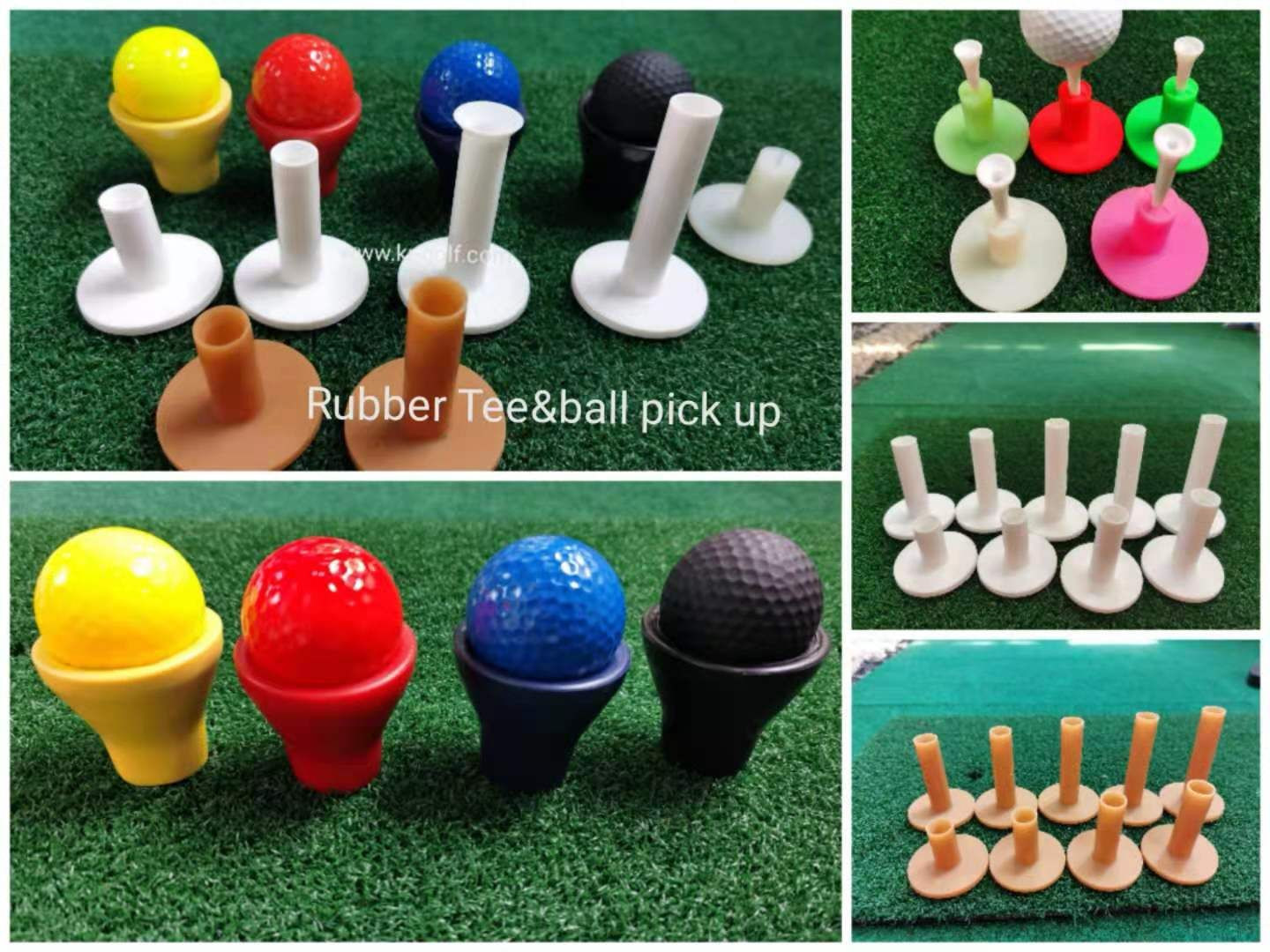 Rubber Golf Tee, Driving range golf rubber tee for mats