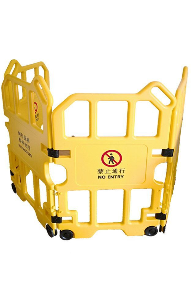 Four in One Safety barrier made by  HDPE, for elevator maintenance and working isolation