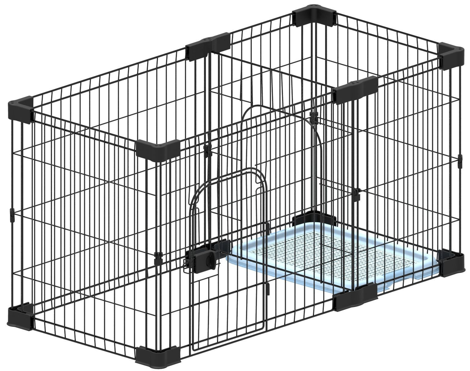 Pet dog training divider cage