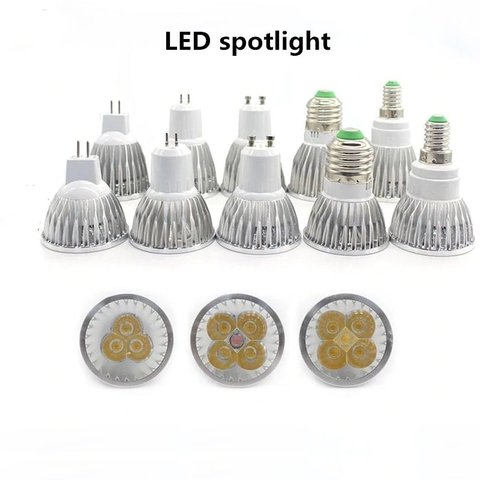 5W 9W 12W 15W gu10 led dimmable mr16 halogen bulbs led 12v 24v 7w low voltage led downlights E14 E27 3w Aluminum Cob spotlight