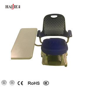 Multi-function Eco-friendly Standard Size Classroom Chairs School Study Chair With Writing Pads