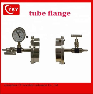 quick clamp vacuum sealing assembly for tube vacuum furnace / tube furnace flange