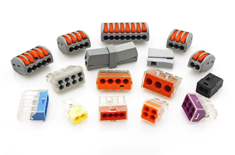 Pct213 Push In Wire Connectors 3pin Connectors Quick Screwless Terminal Blocks