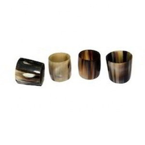 Unique Round Horn Napkin Ring  Buckle