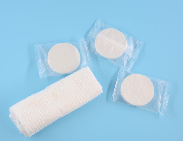 Mini Disposable Compressed Washcloth Cotton Portable Compressed Towels