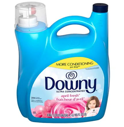 Downy Ultra Liquid Fabric Softener and Conditioner, April Fresh (165 oz., 244 loads)