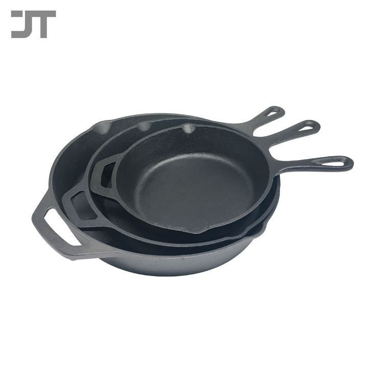 2019 Kitchen Skillet Pans Pre-Seasoned Cast Iron Cookware Sets