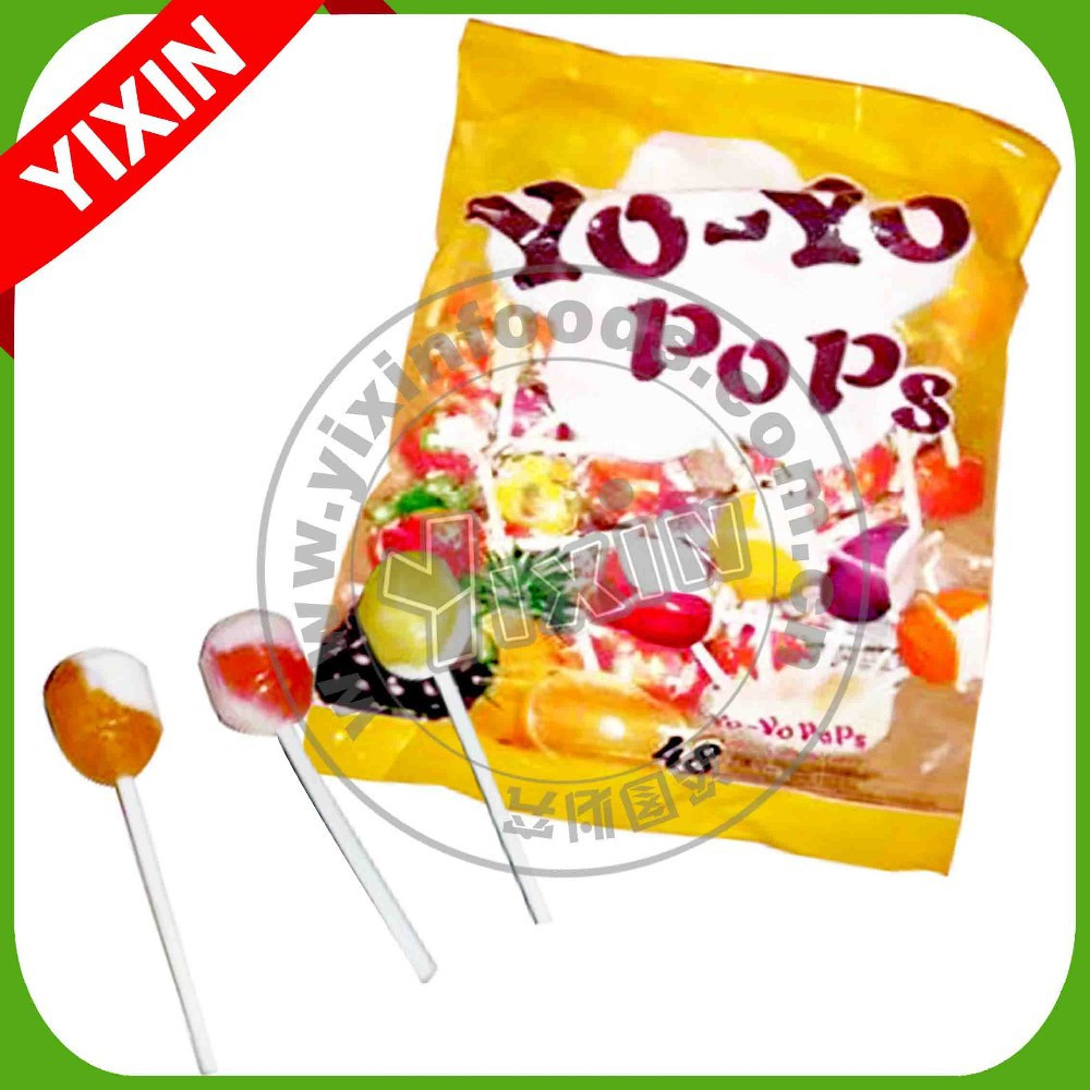 YO-YO POPS fruity lollipops