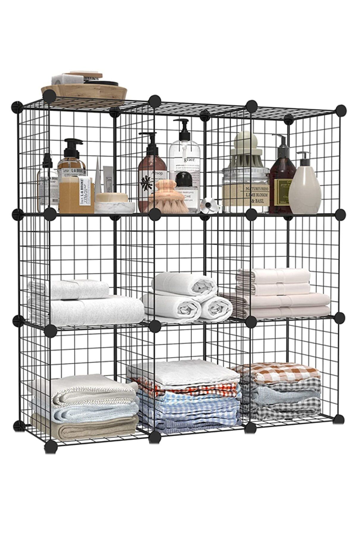 Hodbehod 9 Grid Metal Organizer Rack