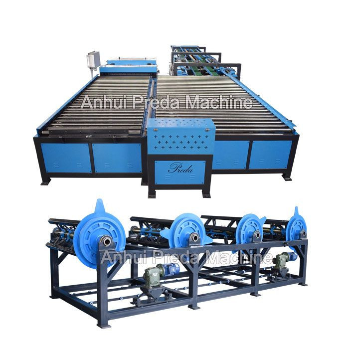 Auto duct production line 5 with decoilers sheet air duct production machine on sale