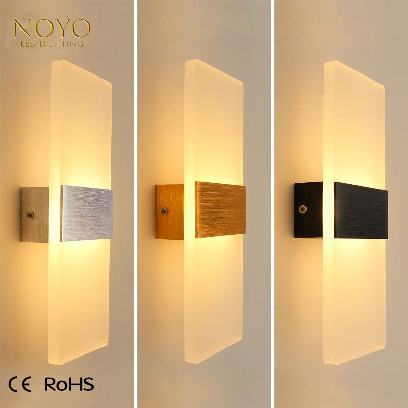 Acrylic 5w wall lamp room hotel led indoor lights