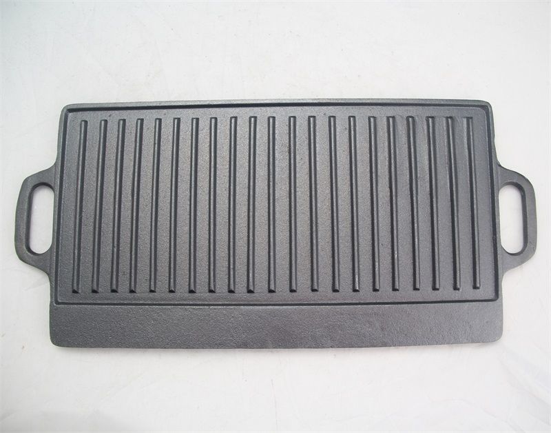 preseasoned cast iron reversible  griddle