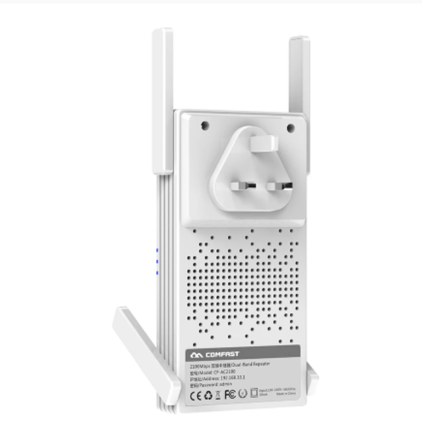 1200M ~2100Mbps Dual Band Wireless WiFi Repeater 2.4G&5.8G Long Range WiFi Amplifier Signal Booster