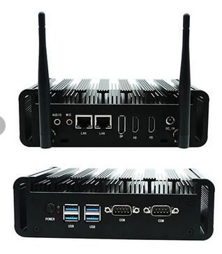 Indutrial Embedded Computer I3 10110U I5 10210U i7 8557U Dual LAN Dual COM 3 Display Ports Win10 Pro Fanless Mini PC