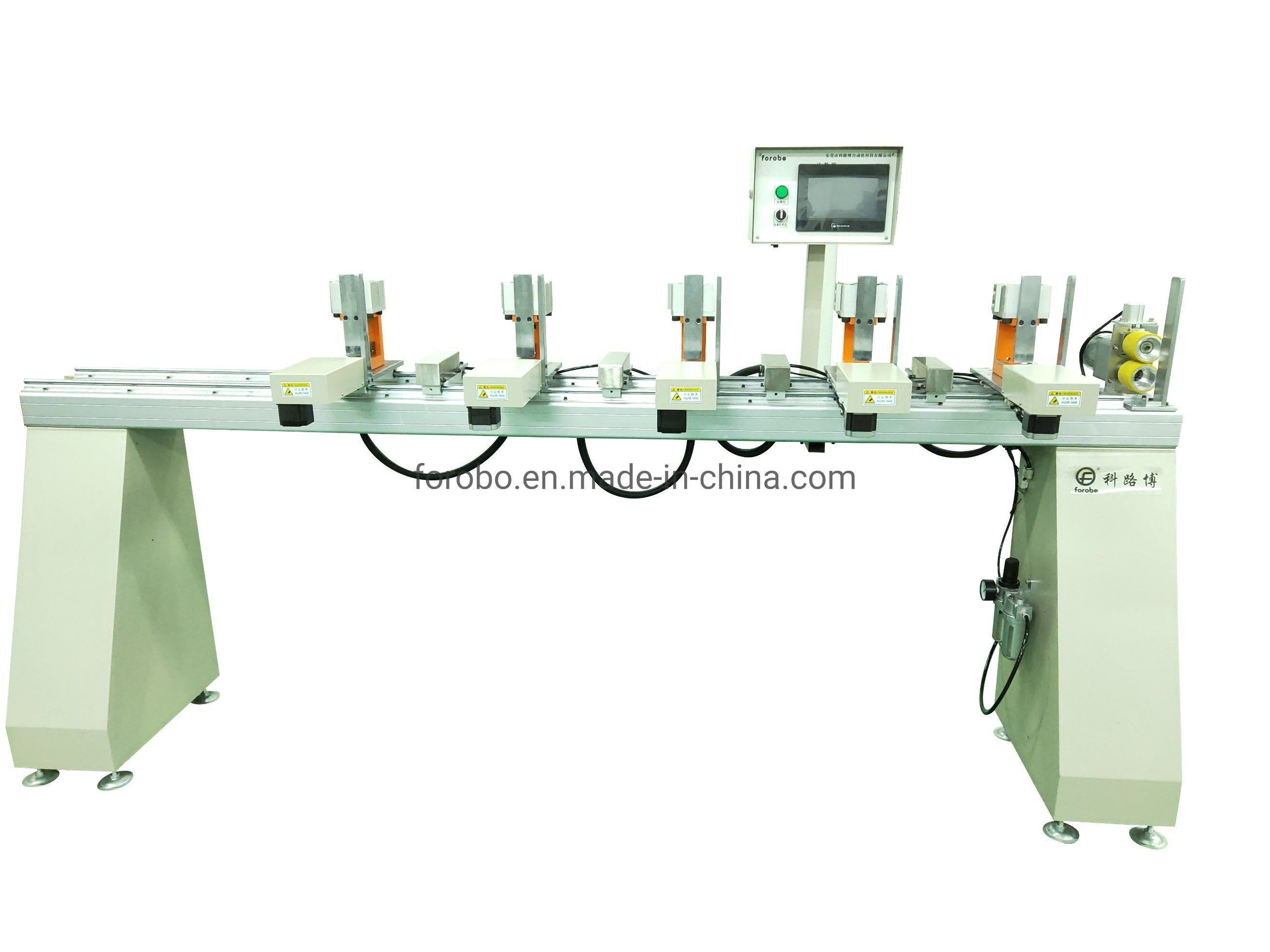 Automatic wood venatian blinds punching machine