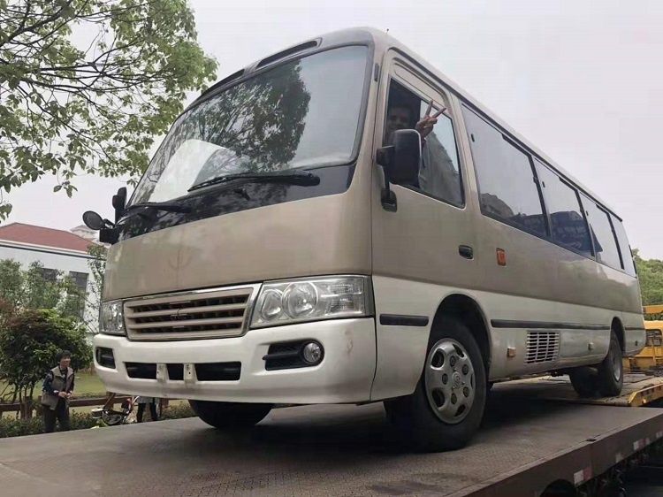 Japanese passenger Bus TOYOTA Coaster mini bus Used 17-19seats