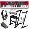 Nord Stage 3 88 with Z-Style Stand, Bench, Expression Pedal, Headphones and Flash Drive