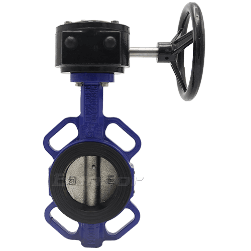 Worm Gear Operated Wafer Type Butterfly Valve