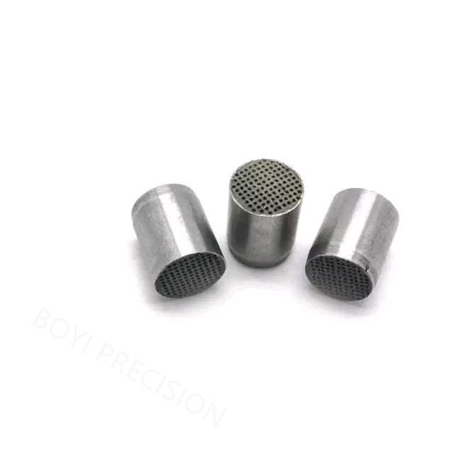 Sintered vents with magnetic and without magnetic