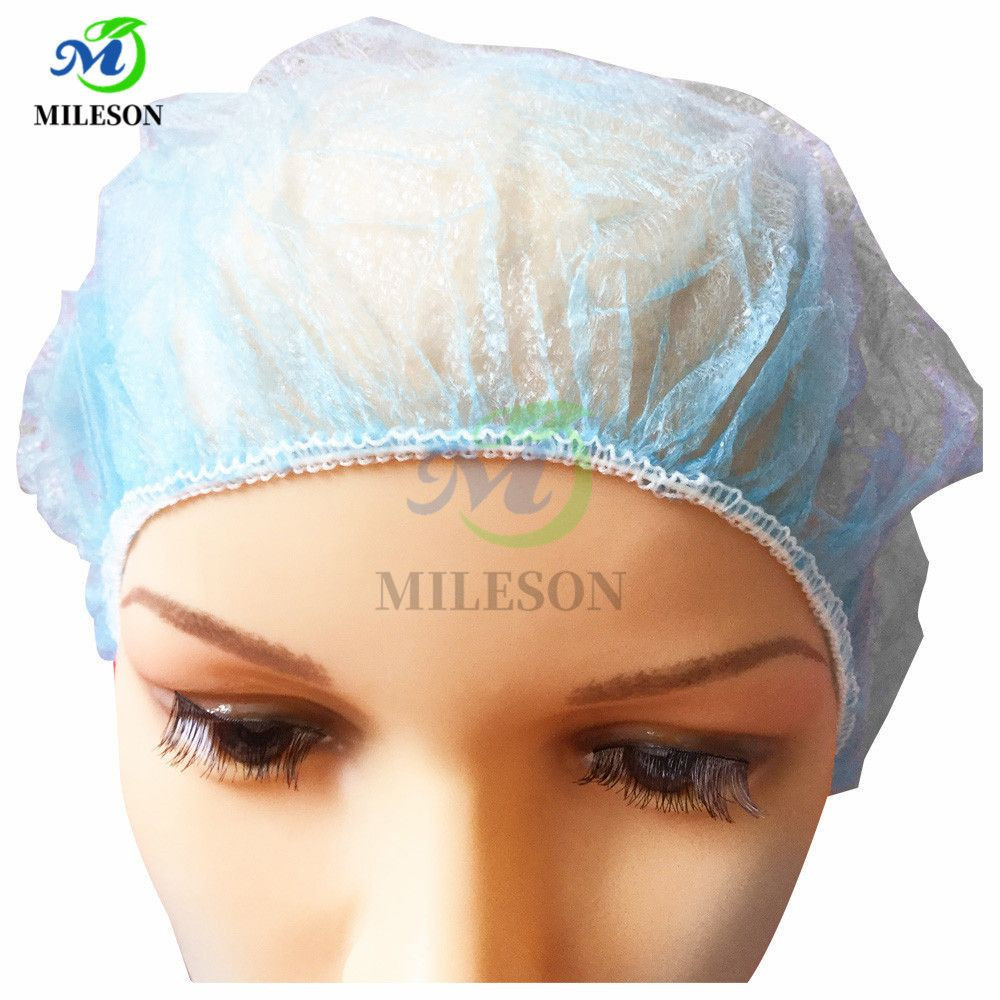 Non-Woven Bouffant cap,bouffant hair cover,disposal cap, hair nets