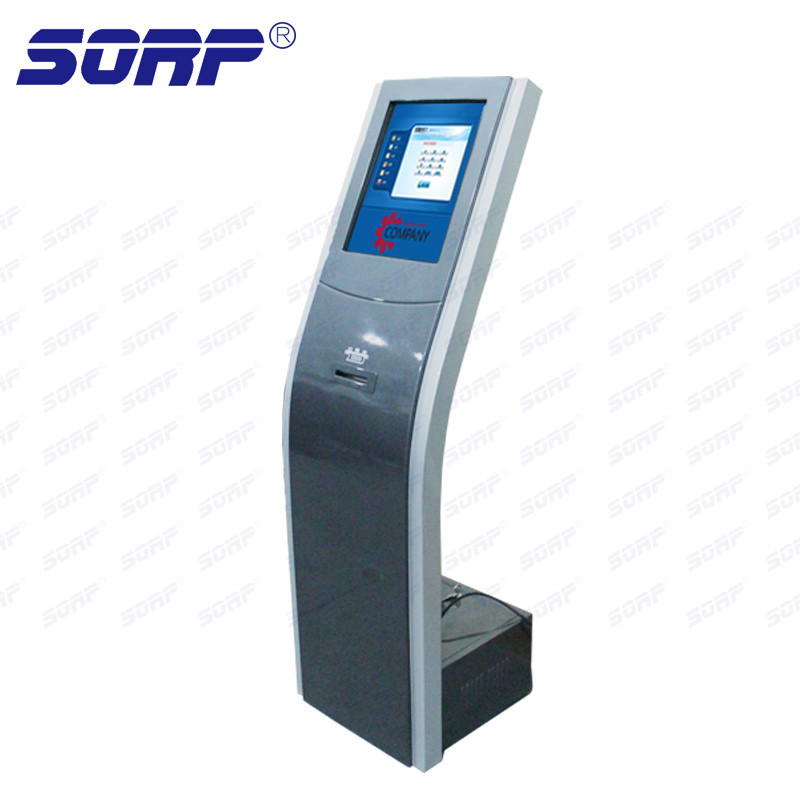 17Inch bank and hospital queuing and calling lcd advertising display touch screen self service terminals
