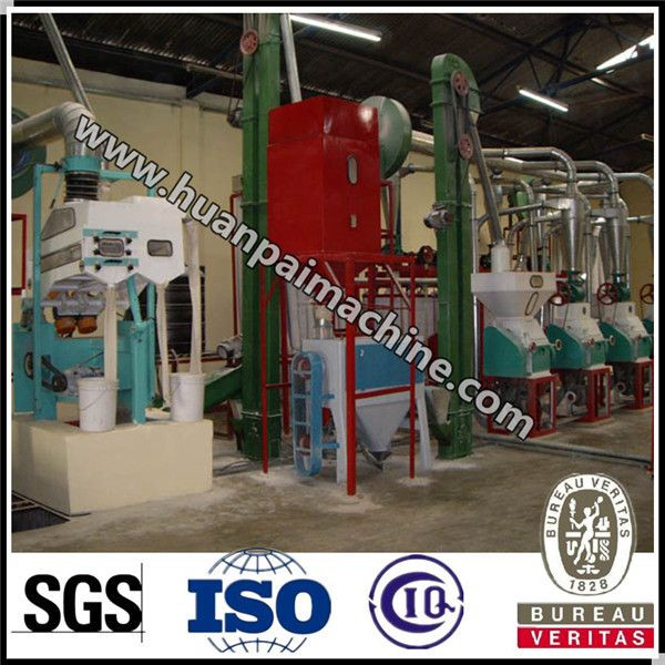 automatic 20T Maize Milling Plant Maize Mill Plant Corn Flour Grading Machine