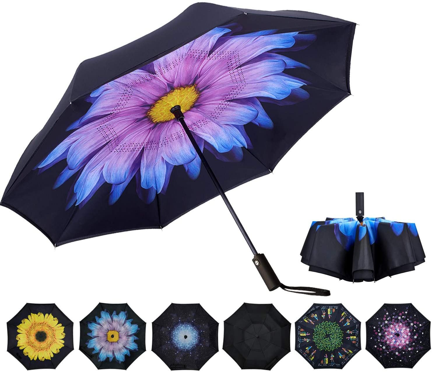 23 inch 8 ribs 3 fold umbrella for promotional