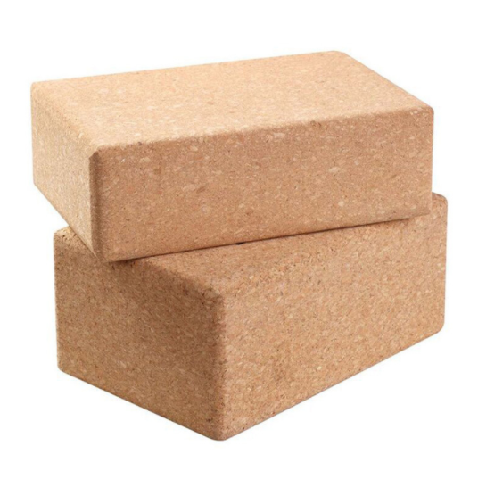 Gymnastics Fitness Sports Yoga Brick Oem Natural Cork Yoga Block