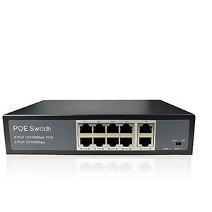 LGLGUO PSE1008E 10-port 100m 8-port Poe switch standard ieee802.3at/af