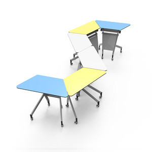 Educational Supplies Modern University School Desk And Chair Furniture Indoor Plastic Collaborative Chairs