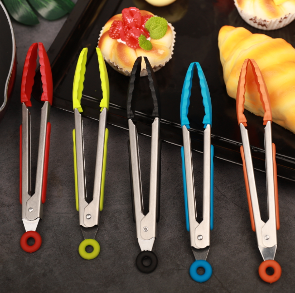 Silicone Food Tongs 7inch mini size