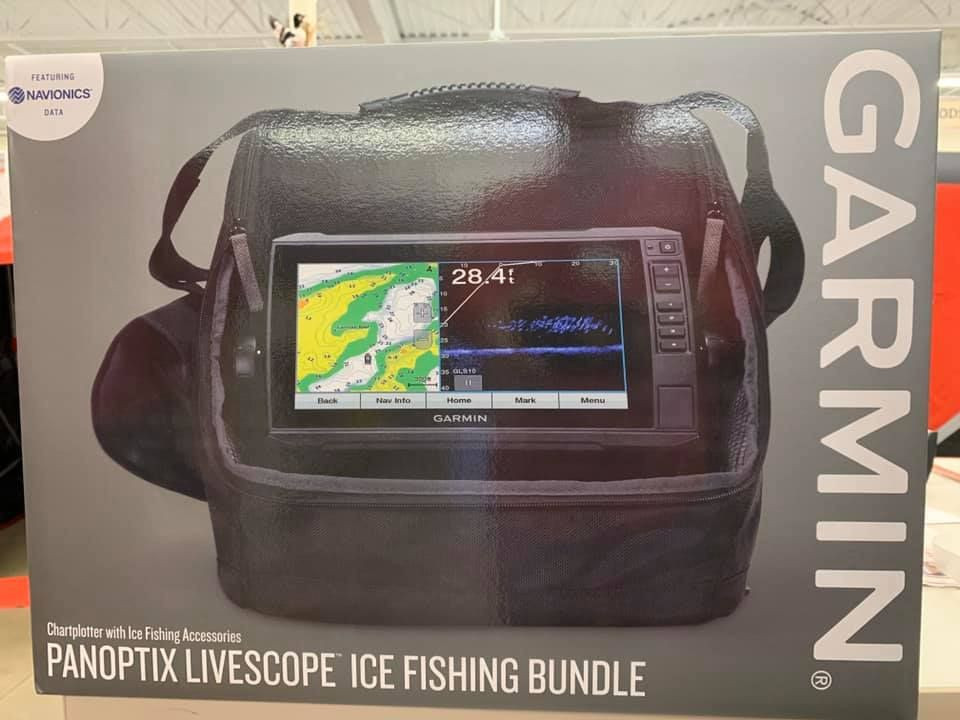 Garmin Panoptix LiveScope Ice Fishing Includes ECHOMAP Plus 93sv Sonar