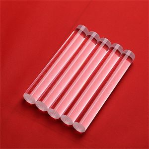 High temperature resistant quartz rod transparent purity silica glass bar quartz rod