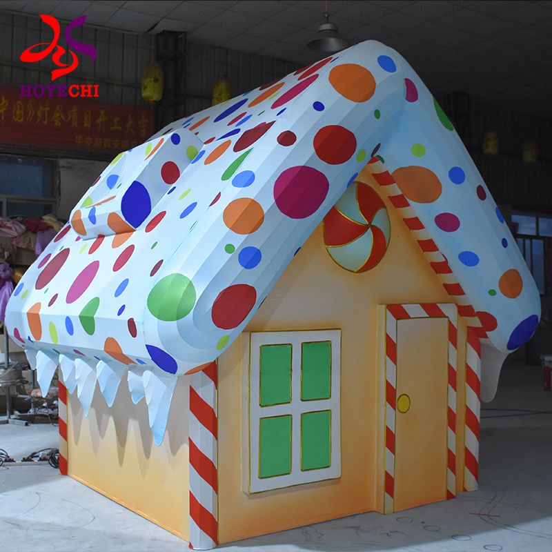 Christmas Customized Outdoor Giant Gingerbread House Motif Light