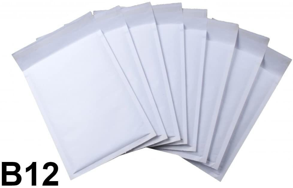 Padded White Paper mailing envelopes