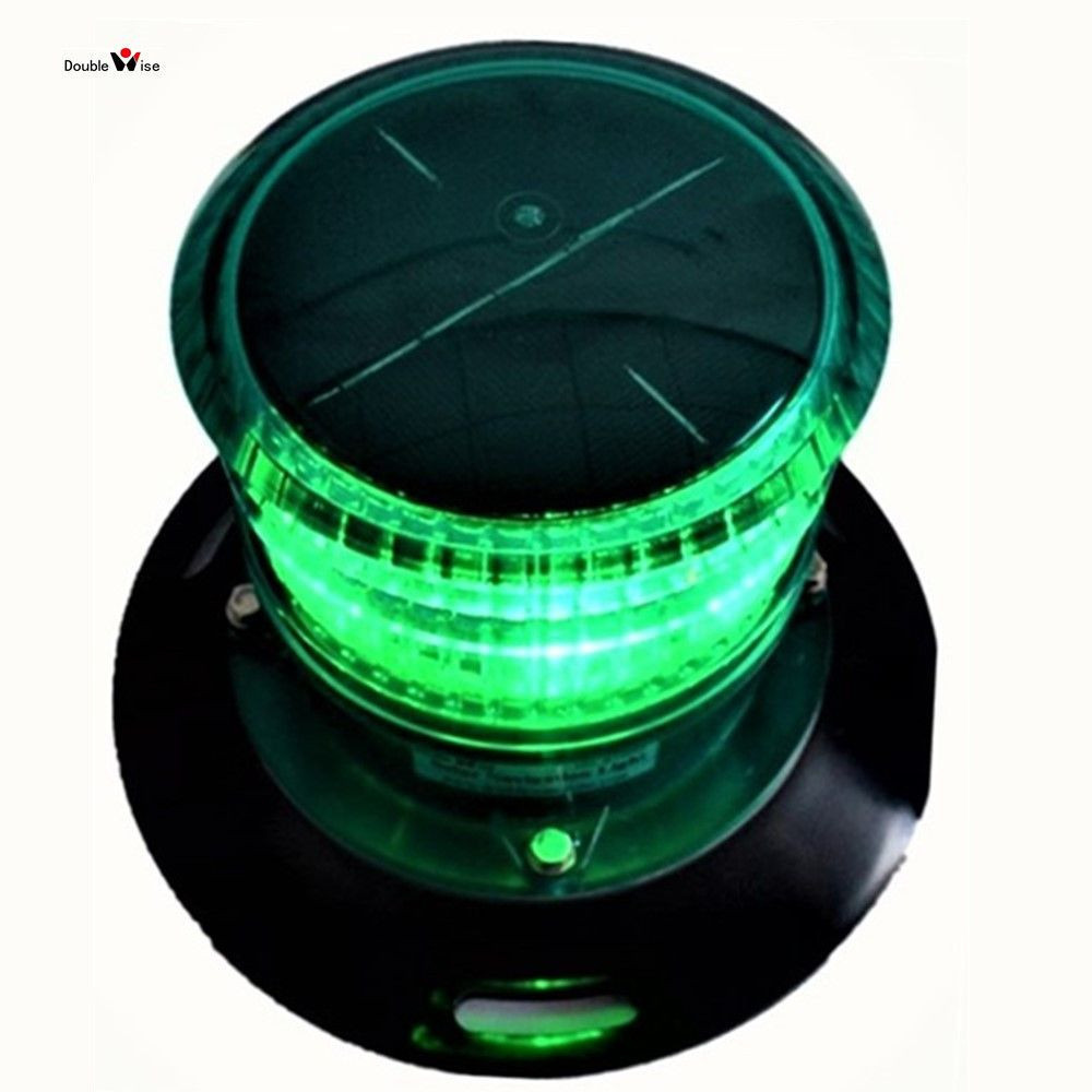 Doublewise 3NM Led Boat Tow Solar Powered Marine Stern Navigation Light