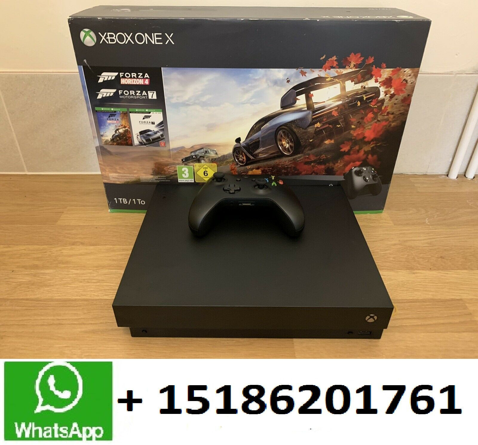 New XboXS One X 1TB / 2TB Console with Wireless Controller With 10 free games