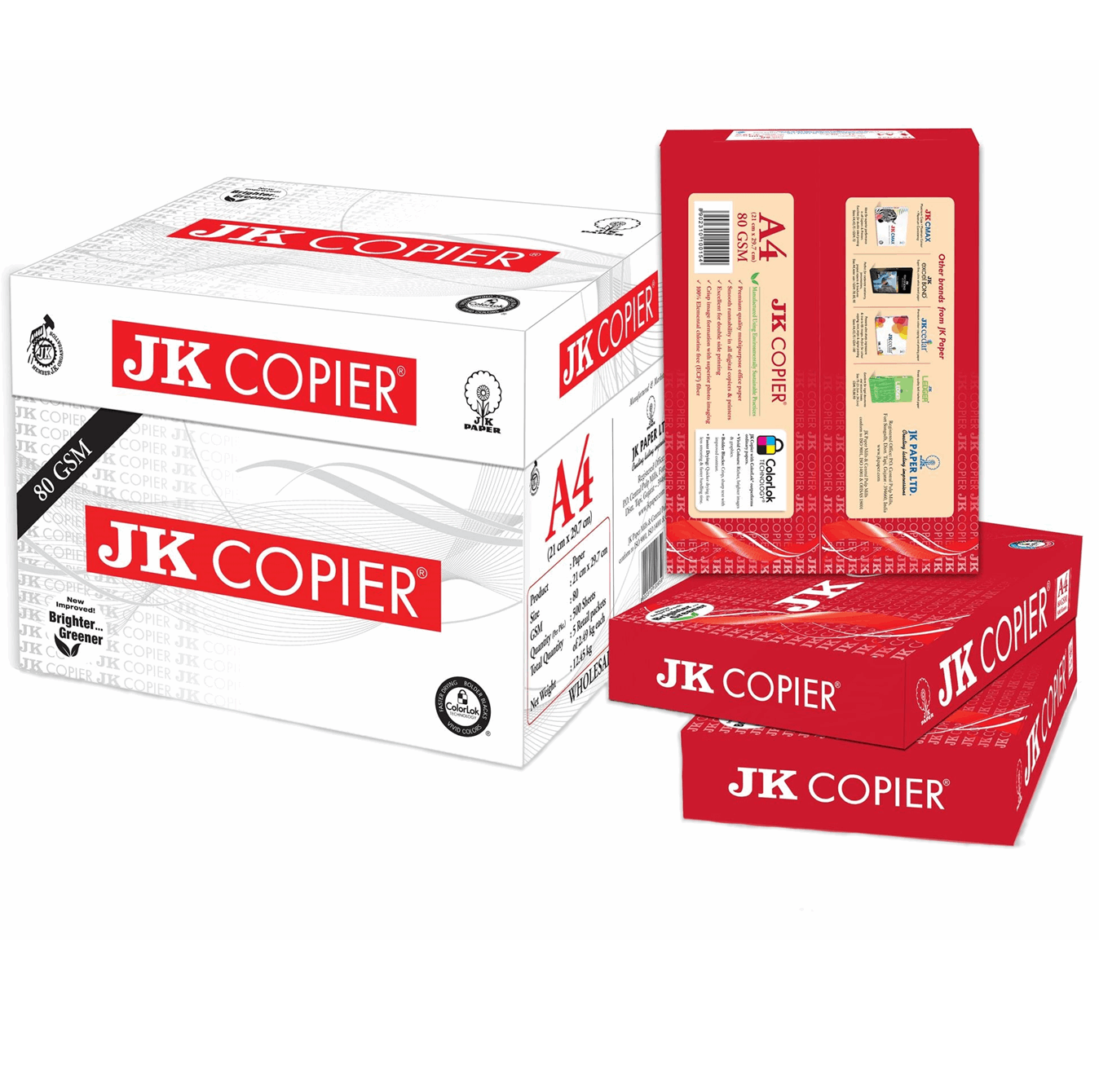 JK Copier Paper A4 / Wholesale White 70 75 80 GSM