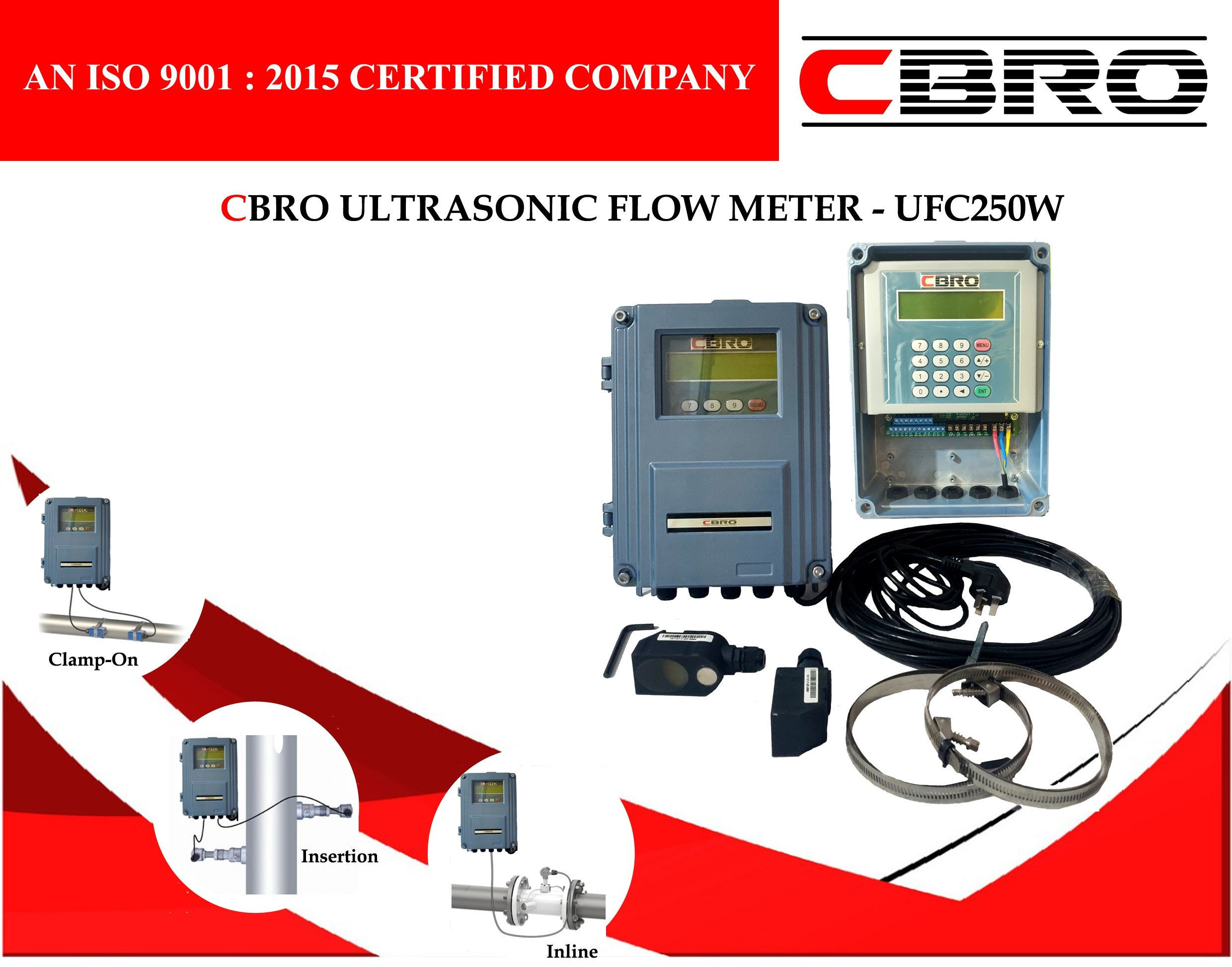 CBRO ULTRASONIC FLOW METER