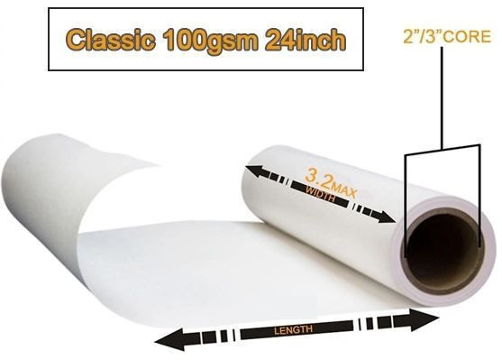 fast dry 100gsm classical sublimation paper