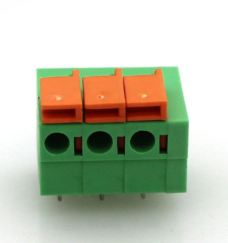 Spring Terminal Block with right angle pin KF142R-5.08