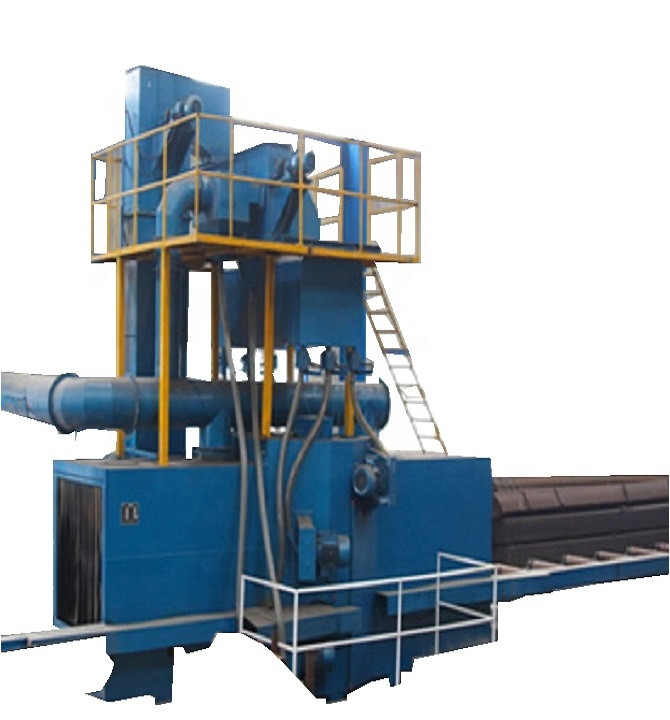 Roller Type Pipe/H beam Shot Blasting Machine for Pipe Spool Fabrication Line