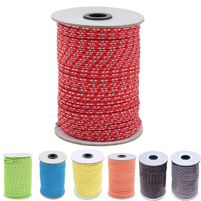 Outdoor paratrooper rescue bundling tent rope climbing rope without joint canopy wind rope