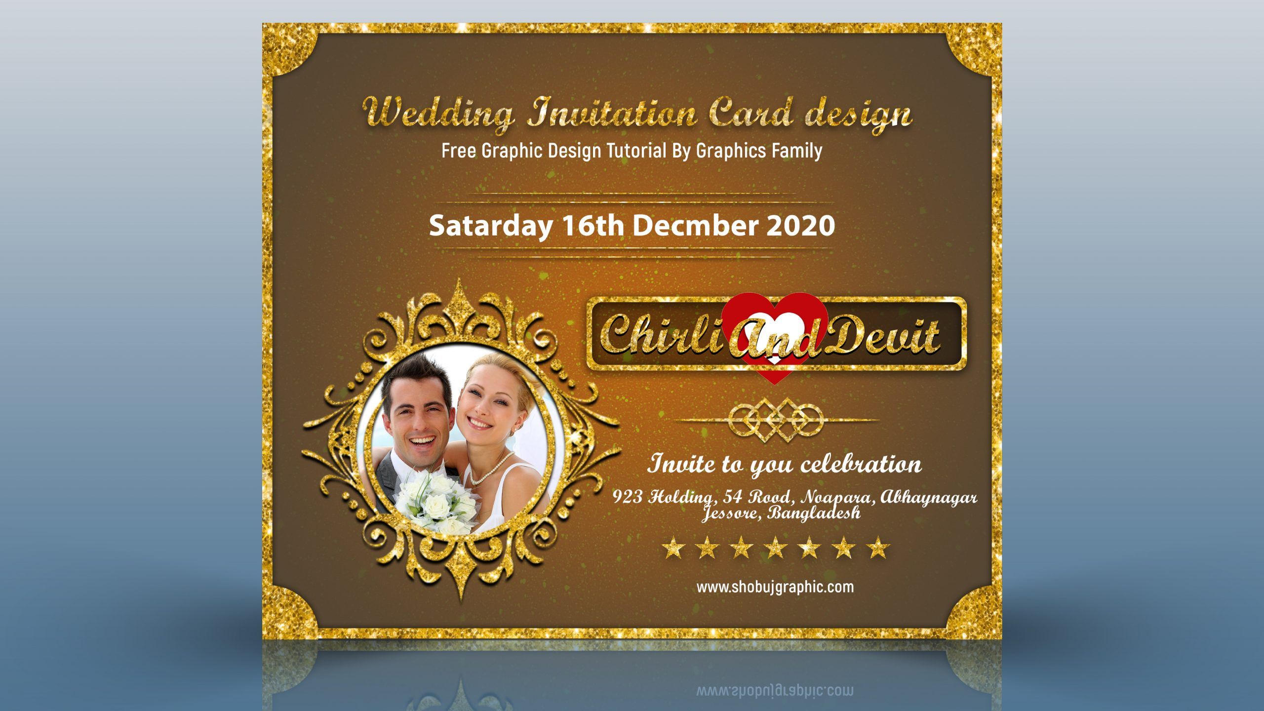 Customized Wedding Invitation Cards