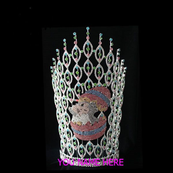 Rhinestone Easter pageant crowns