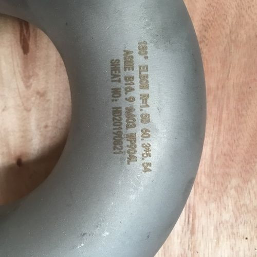 1.4539, N08904, 904L stainless steel elbow 180° LR butt-welded