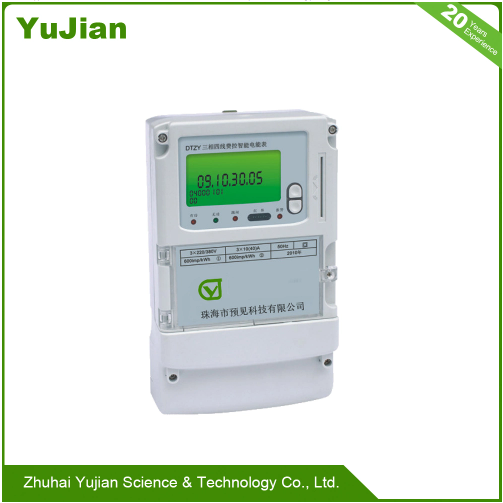 Three Phase Cost Control Electric Energy Meter 220V