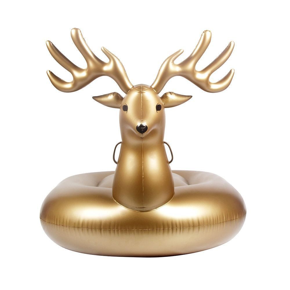 Swimming inflatable deer Pool Floating Ride-On Rafts