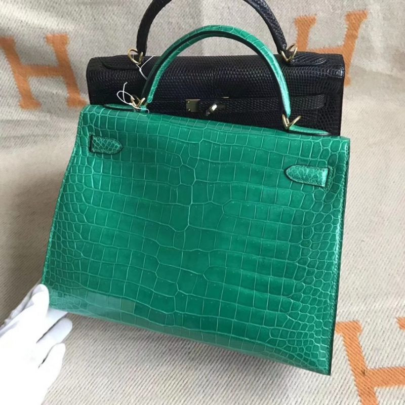 HERMES EMERALD GREEN SHINY