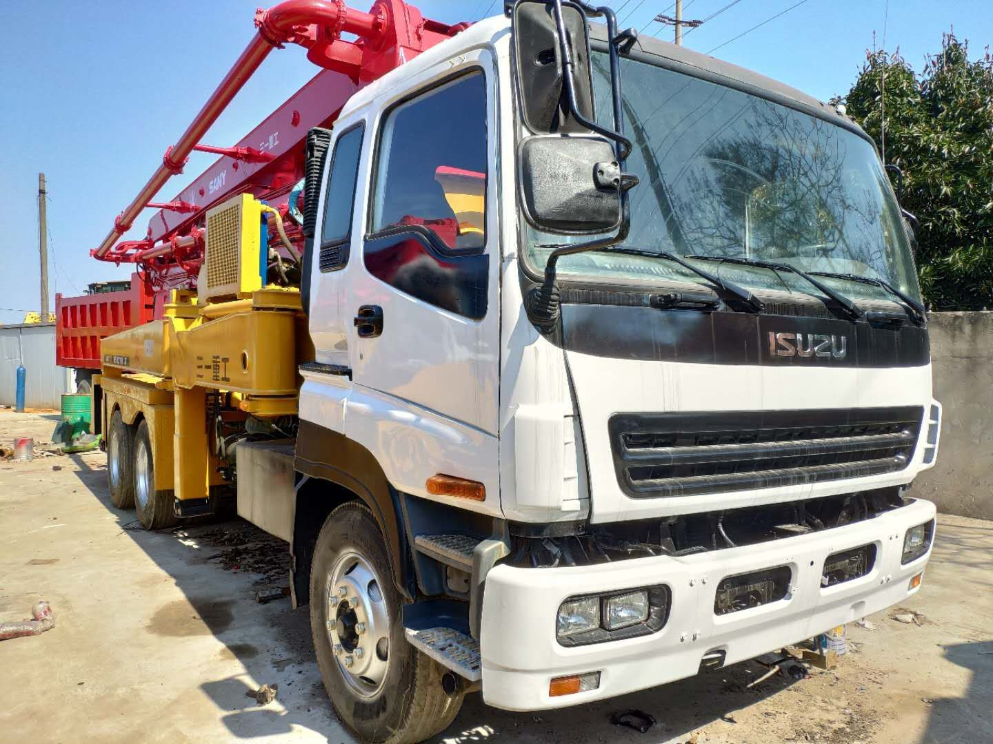 37m ISUZU concrete pump cheap price for sale